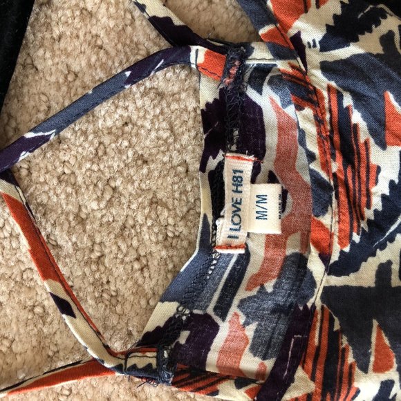 I Love H81 Navy & Orange Tank - Picture 3 of 4